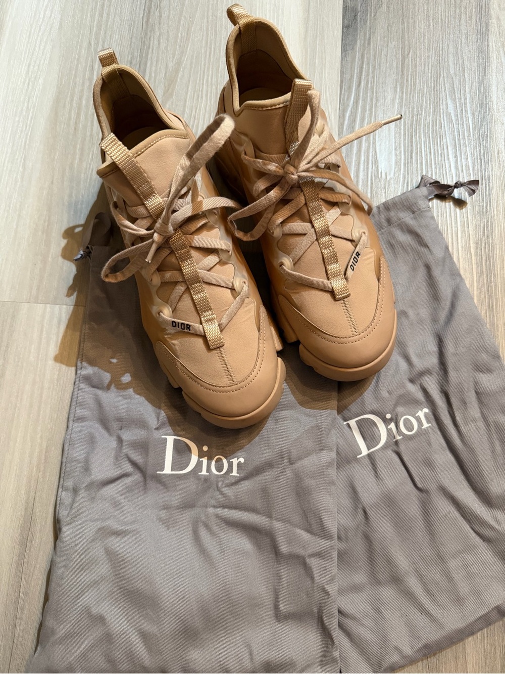 Dior Beige/Tan Chunky Sneakers